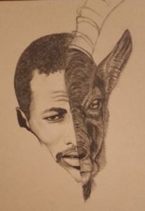 Voir le détail de cette oeuvre: Le bouquetin d'Abyssinie (Portrait d'Abebe Bikila)